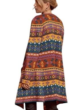 Savanna Jane Draped Aztec Cardigan